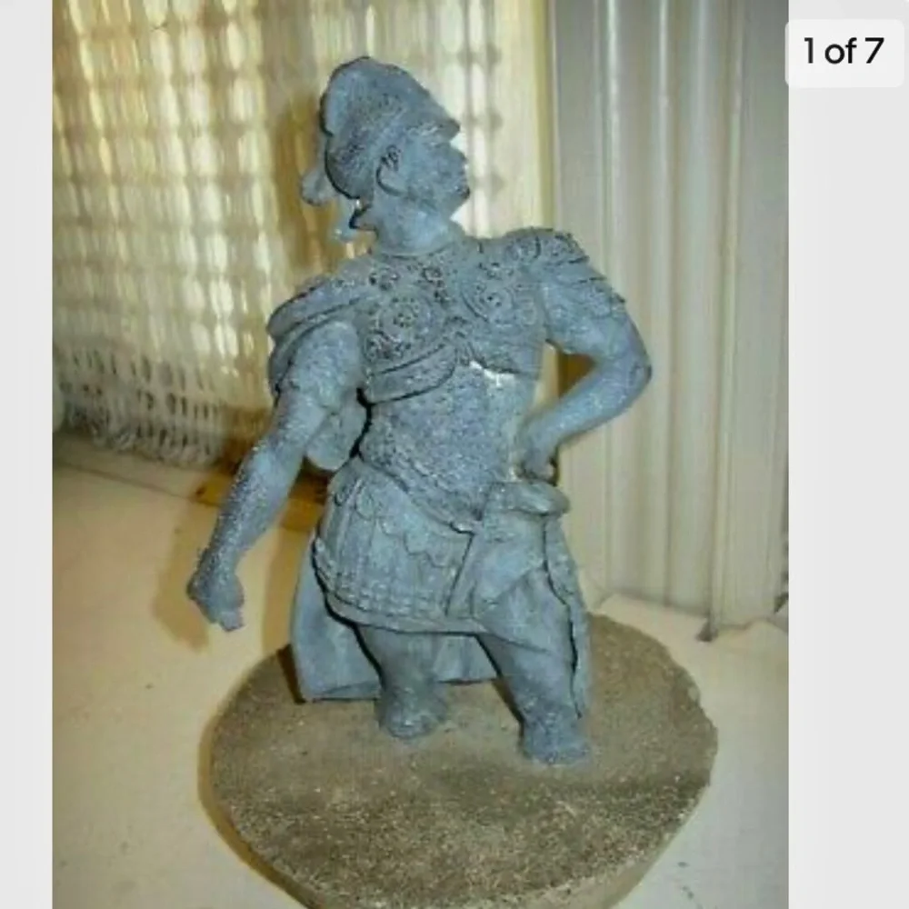 Antique, Alexander the Great Sculpture on Urn Lid